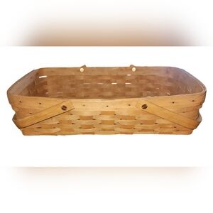 Longaberger Tan Woven Basket